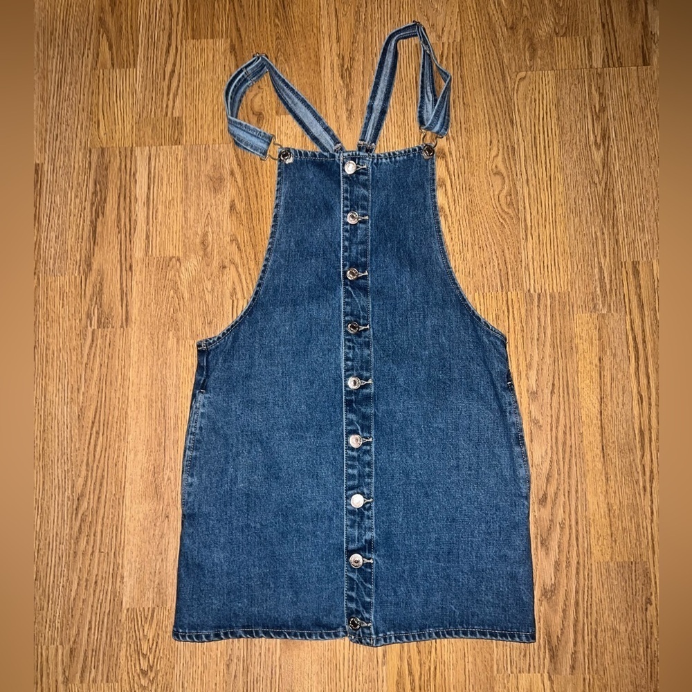 Overall Denim Dress